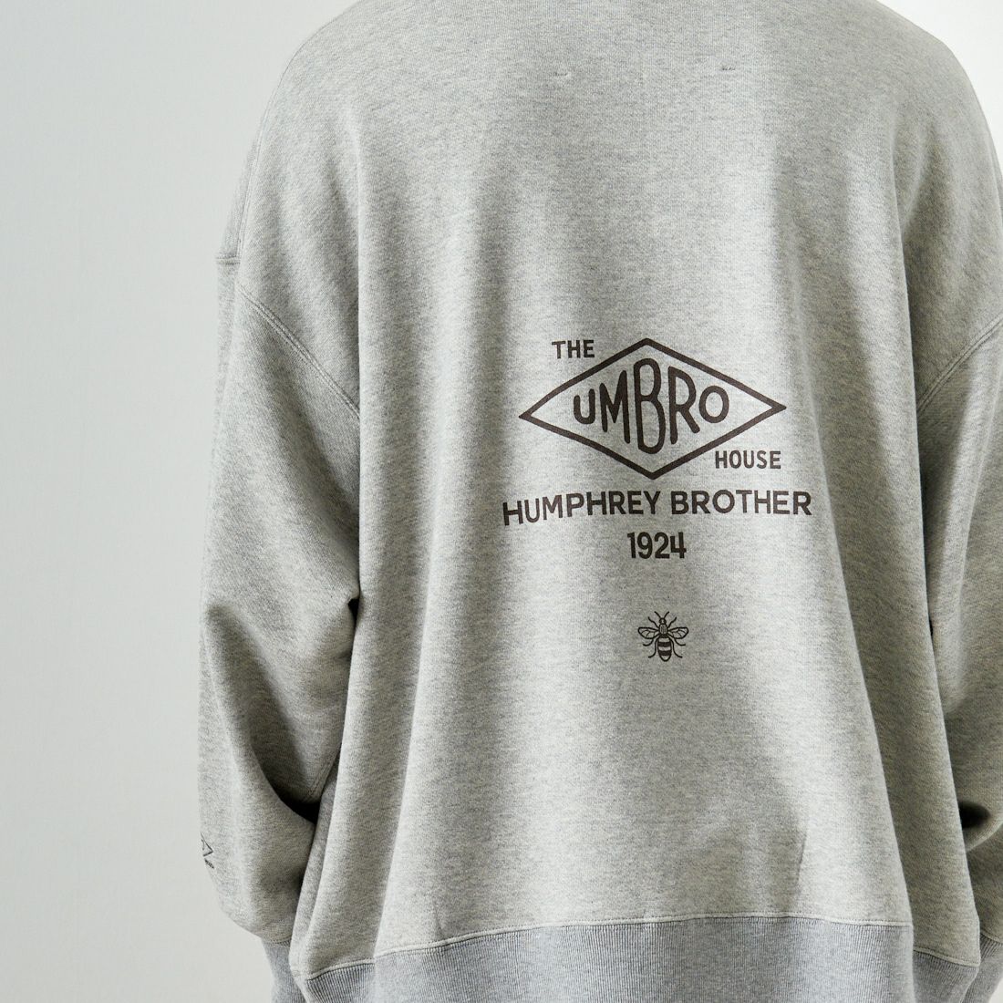 UMBRO HOUSE [アンブロハウス] オールドアーカイブ プリントスウェット [UH0101-M2002C] GREY