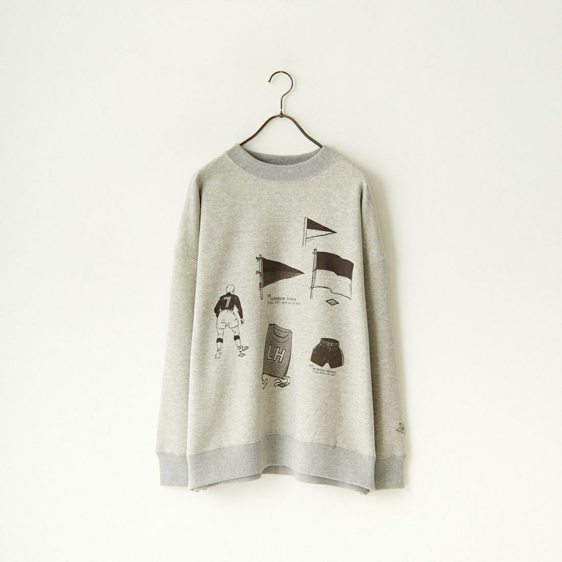 UMBRO HOUSE [アンブロハウス] オールドアーカイブ プリントスウェット [UH0101-M2002C] GREY