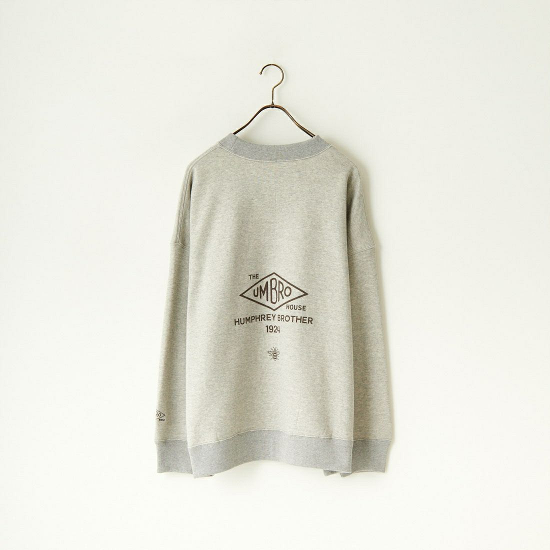 UMBRO HOUSE [アンブロハウス] オールドアーカイブ プリントスウェット [UH0101-M2002C] GREY