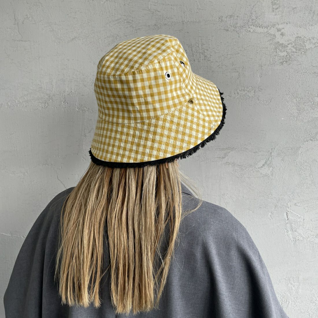 Casselini [キャセリーニ] リバーシブルバケットハット [234-110704] IVORY