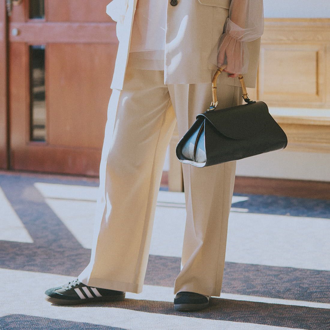 ﾍﾞｰｼﾞｭ&&モデル身長：165cm 着用サイズ：1&&