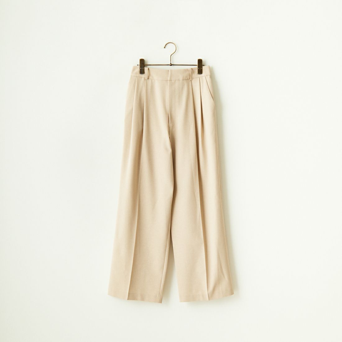 Jeans Factory Clothes [ジーンズファクトリークローズ] タックワイドパンツ [41086002] ﾍﾞｰｼﾞｭ