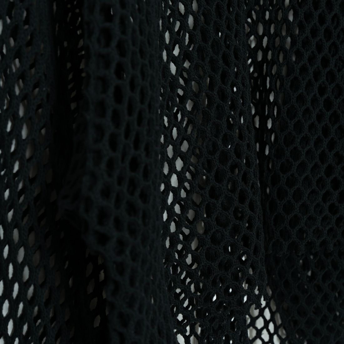 +81 BRANCA [ハチイチブランカ] ビッグメッシュ ロングスリーブTシャツ [81B-24SS-CS19] BLACK