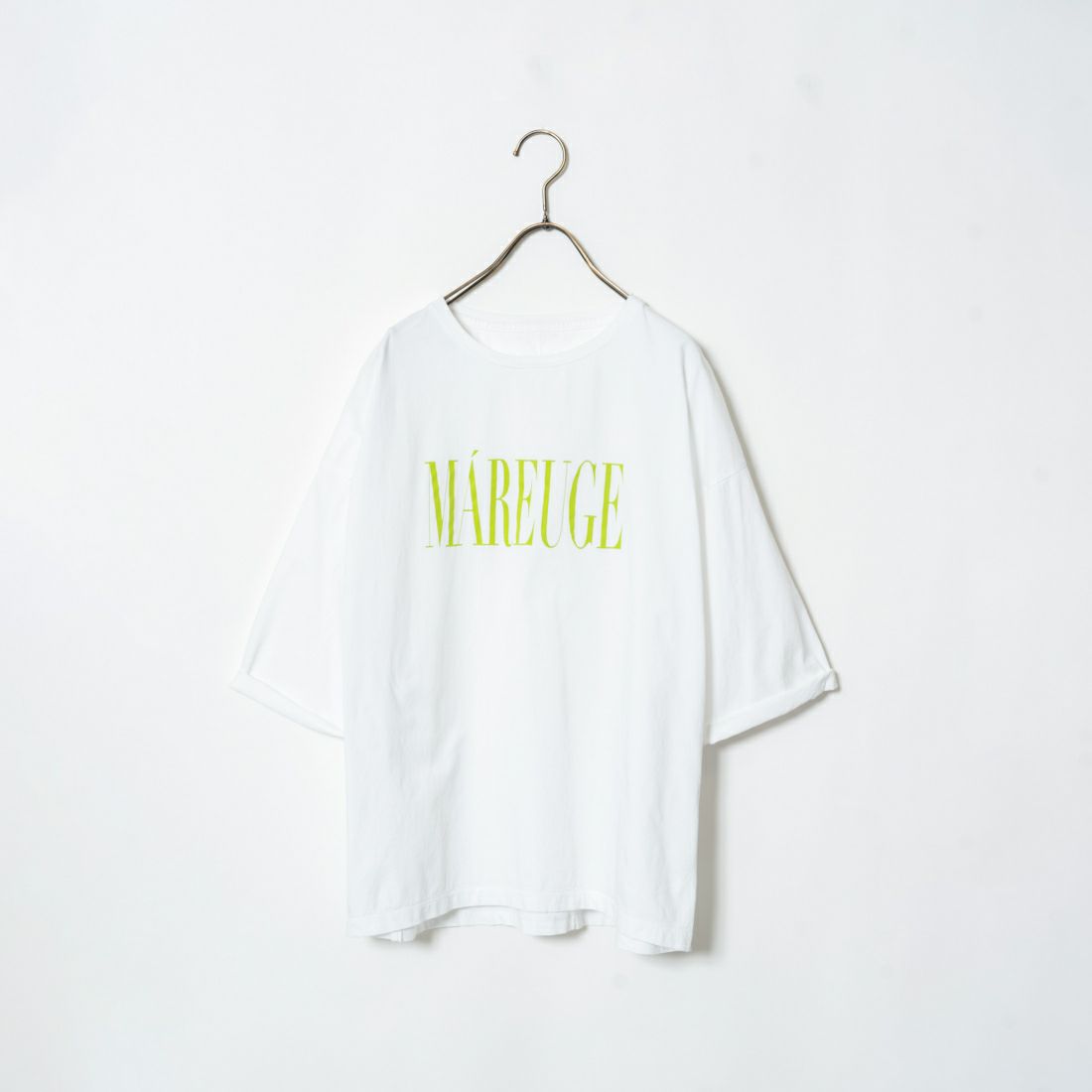 MICA&DEAL [マイカアンドディール] MAREUGE プリントTシャツ [0124109005] WHITE
