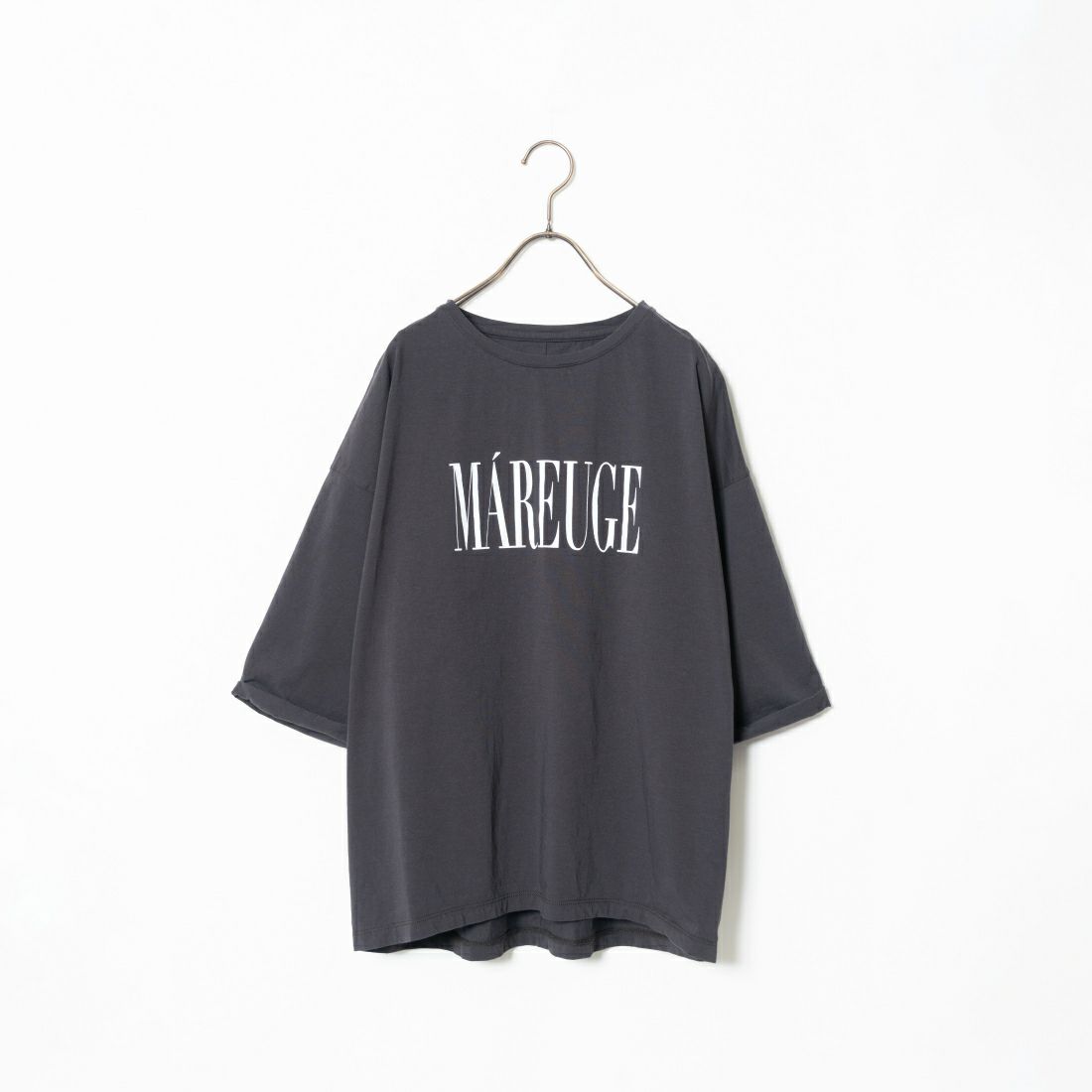 MICA&DEAL [マイカアンドディール] MAREUGE プリントTシャツ [0124109005] CHARCOAL