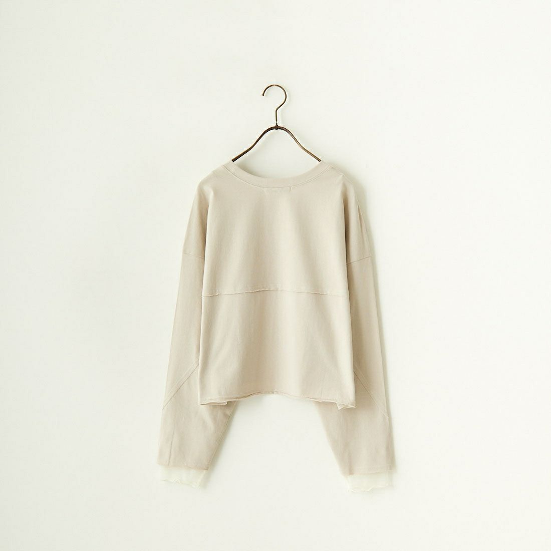 CHIGNON [シニヨン] チュールドッキングカットソー [8741-144KO] BEIGE