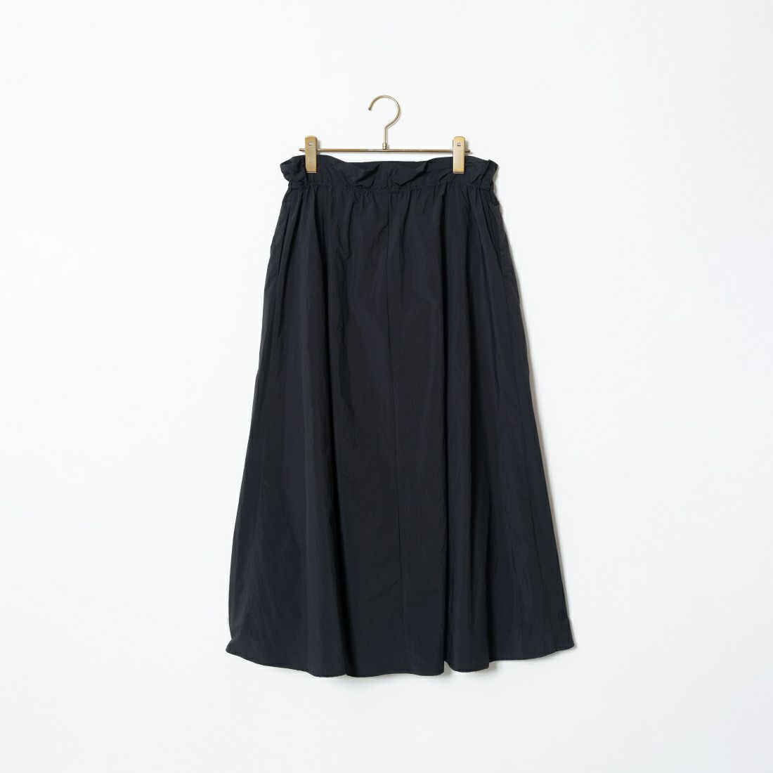 Jeans Factory Clothes [ジーンズファクトリークローズ] ドローコードギャザースカート [21241062] 004 ﾌﾞﾗｯｸ