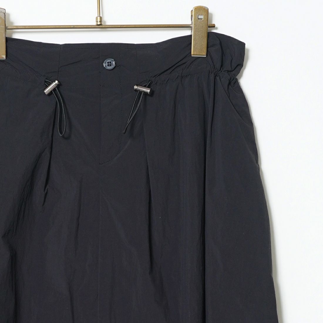 Jeans Factory Clothes [ジーンズファクトリークローズ] ドローコードギャザースカート [21241062] 004 ﾌﾞﾗｯｸ