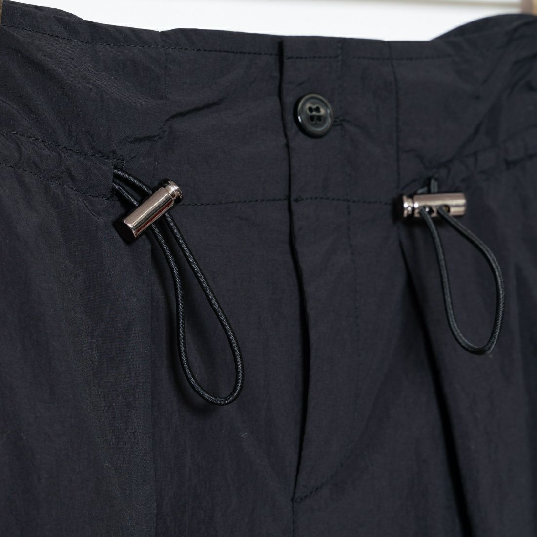 Jeans Factory Clothes [ジーンズファクトリークローズ] ドローコードギャザースカート [21241062] 004 ﾌﾞﾗｯｸ