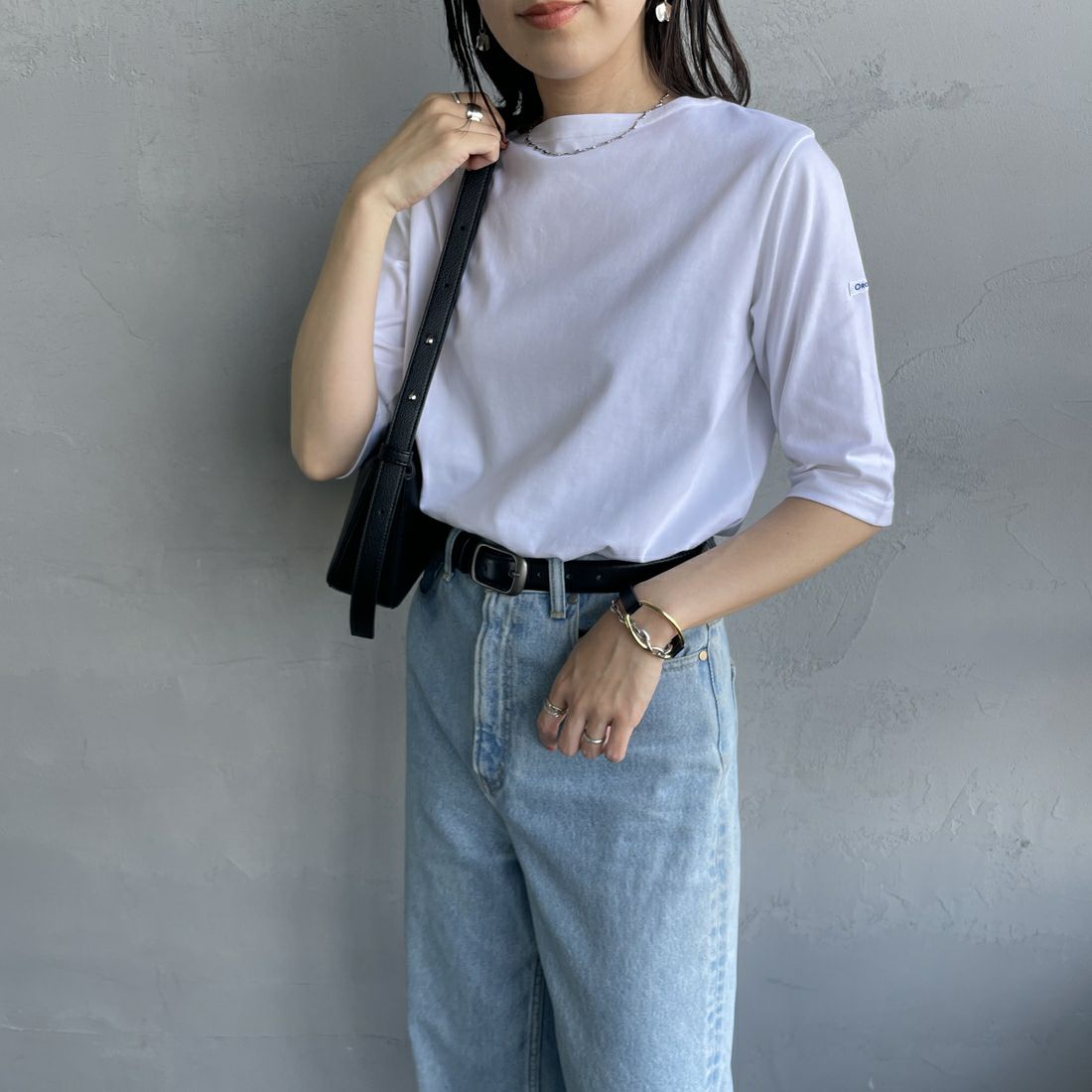 WHITE&&モデル身長：160cm 着用サイズ：2&&