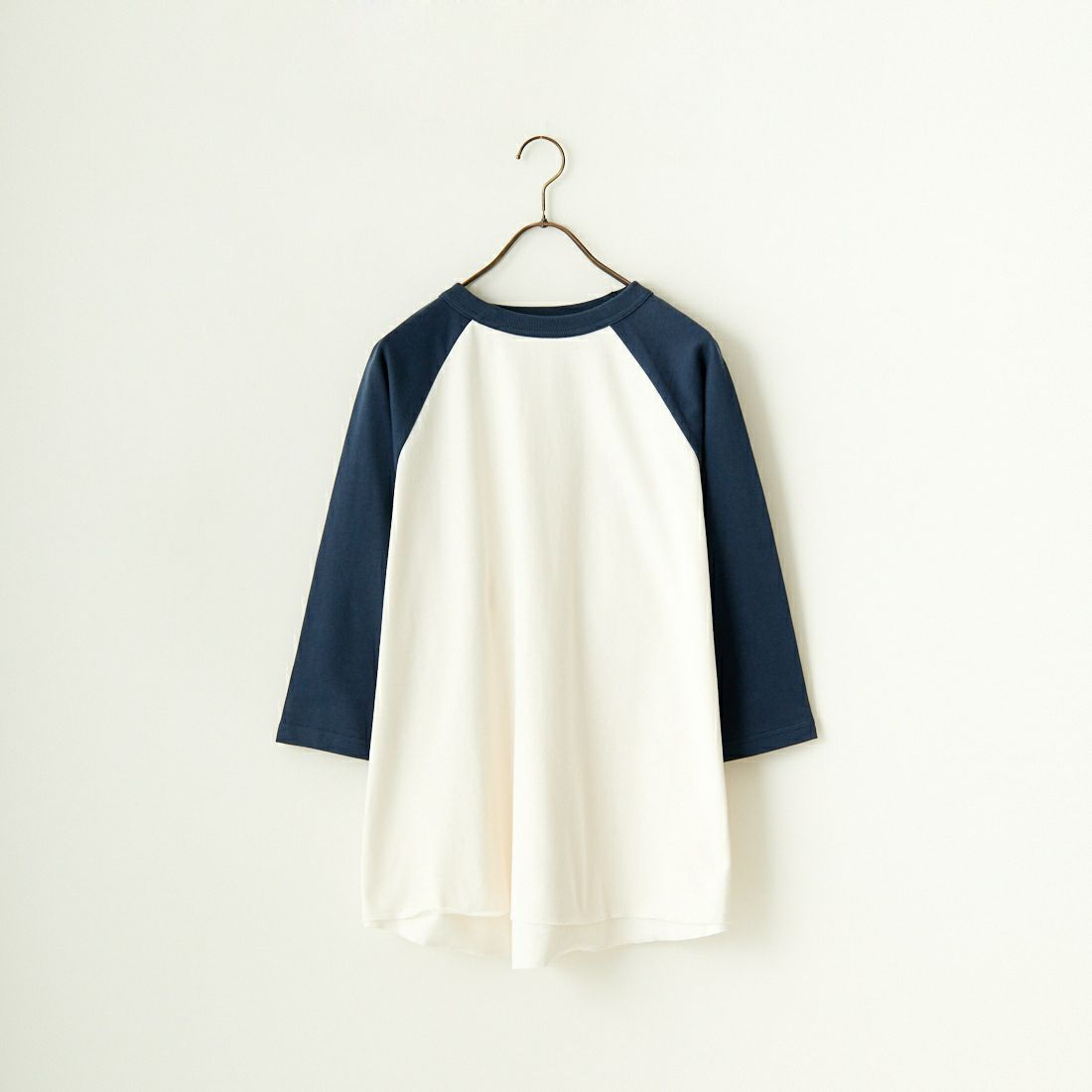 Jeans Factory Clothes [ジーンズファクトリークローズ] 20/2 ヘビーウェイトワイドベースボールTシャツ [2421-411IN] NAVY