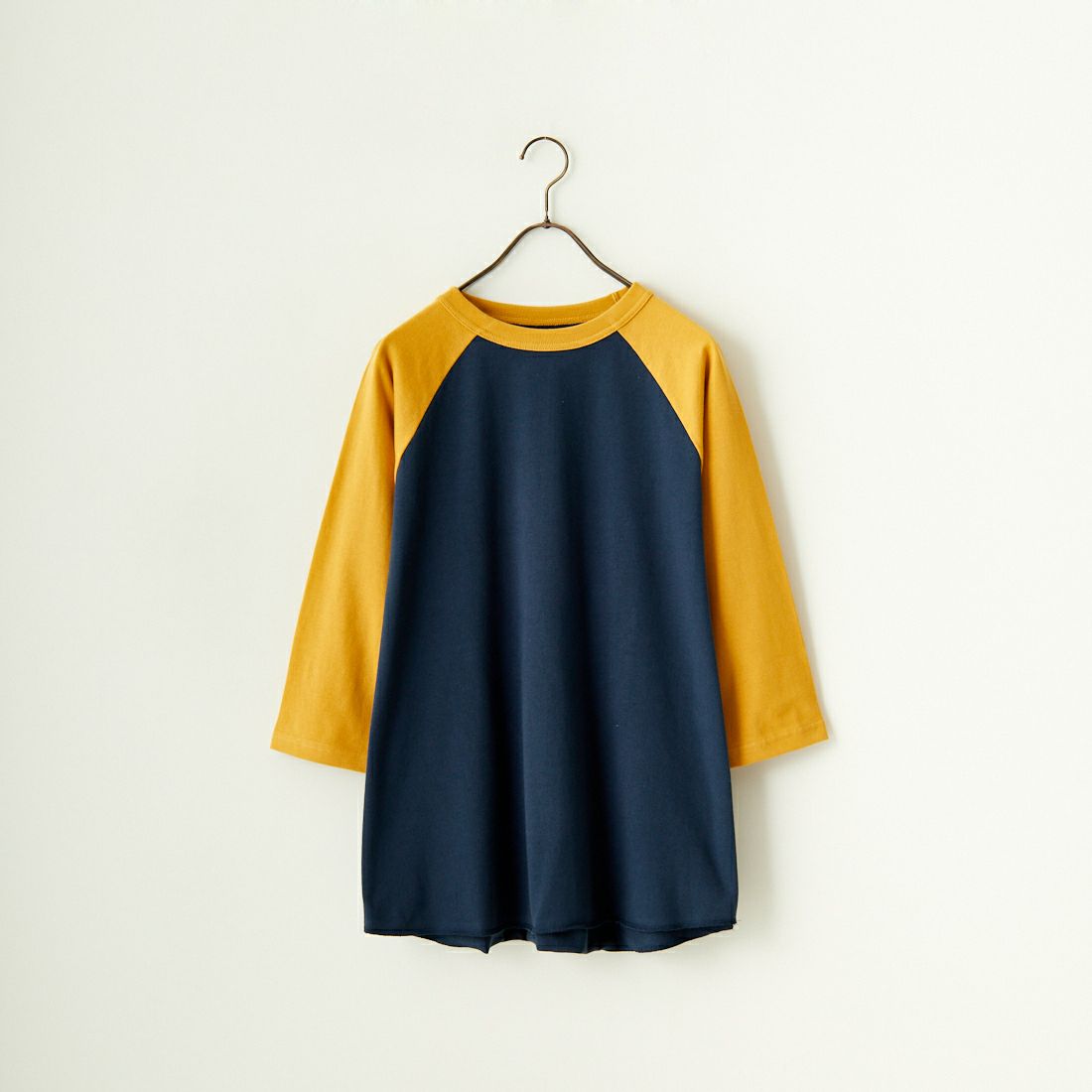Jeans Factory Clothes [ジーンズファクトリークローズ] 20/2 ヘビーウェイトワイドベースボールTシャツ [2421-411IN] MUSTARD