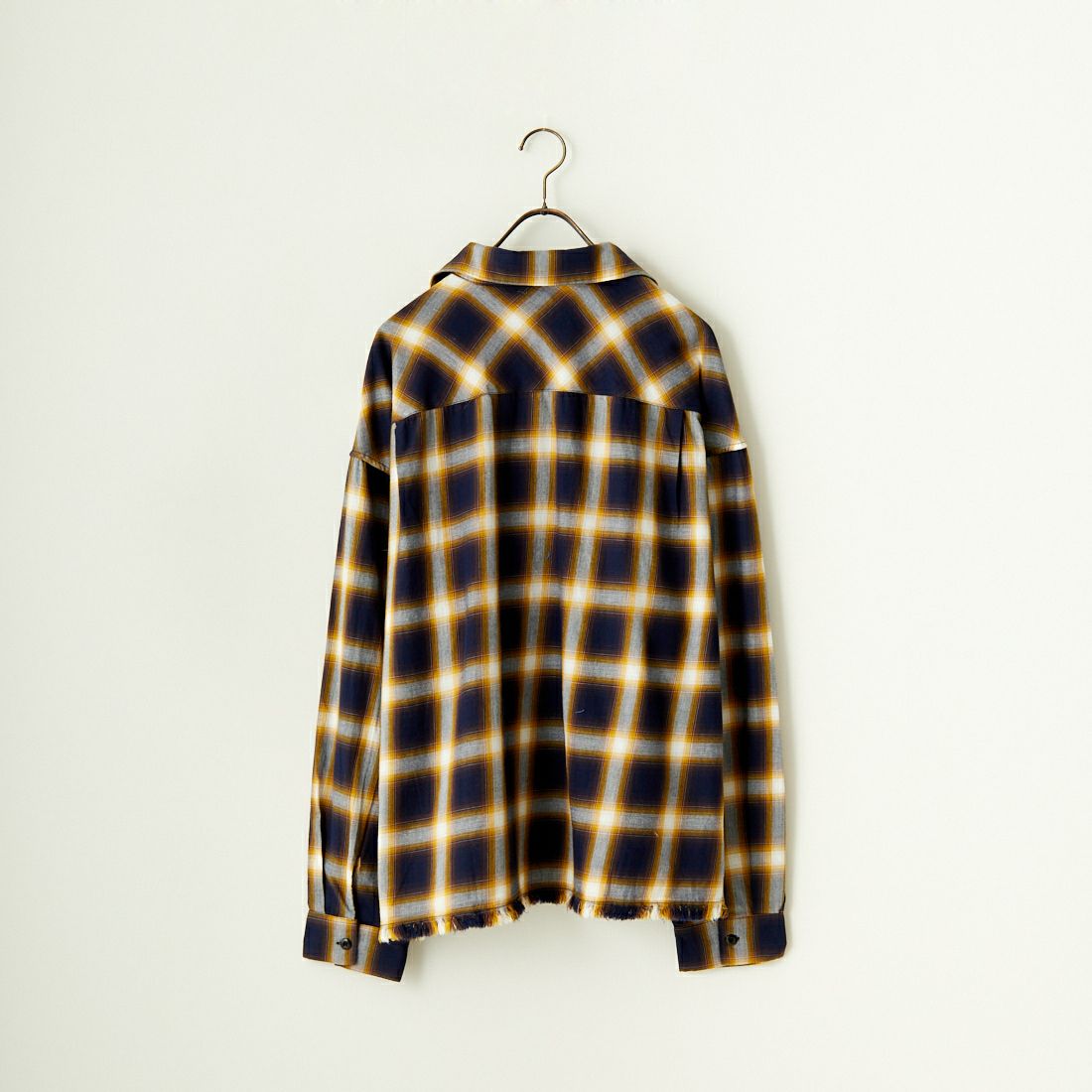 Jeans Factory Clothes [ジーンズファクトリークローズ] オンブレグランジシャツ [JFC-241-015] YEL