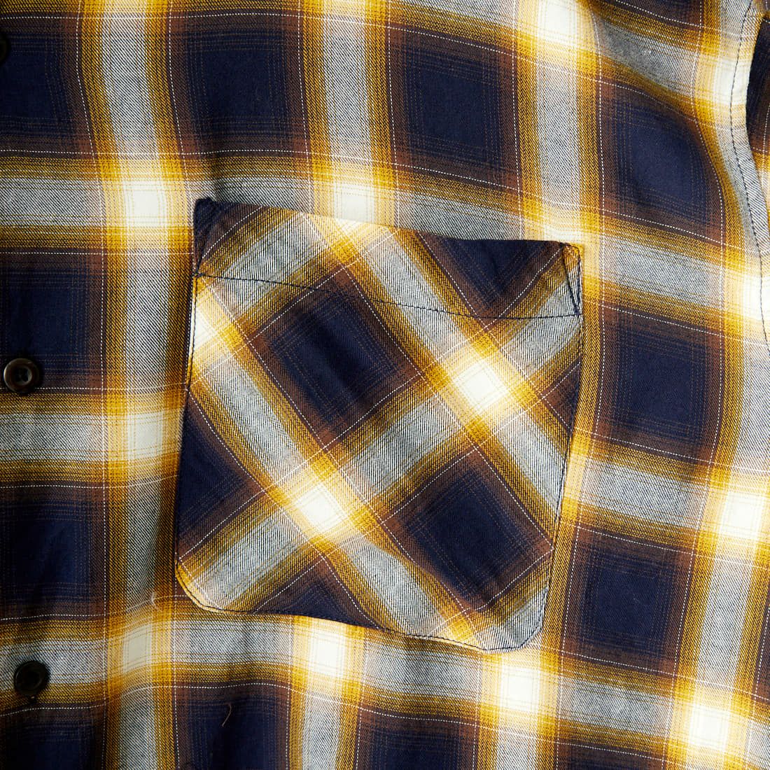 Jeans Factory Clothes [ジーンズファクトリークローズ] オンブレグランジシャツ [JFC-241-015] YEL