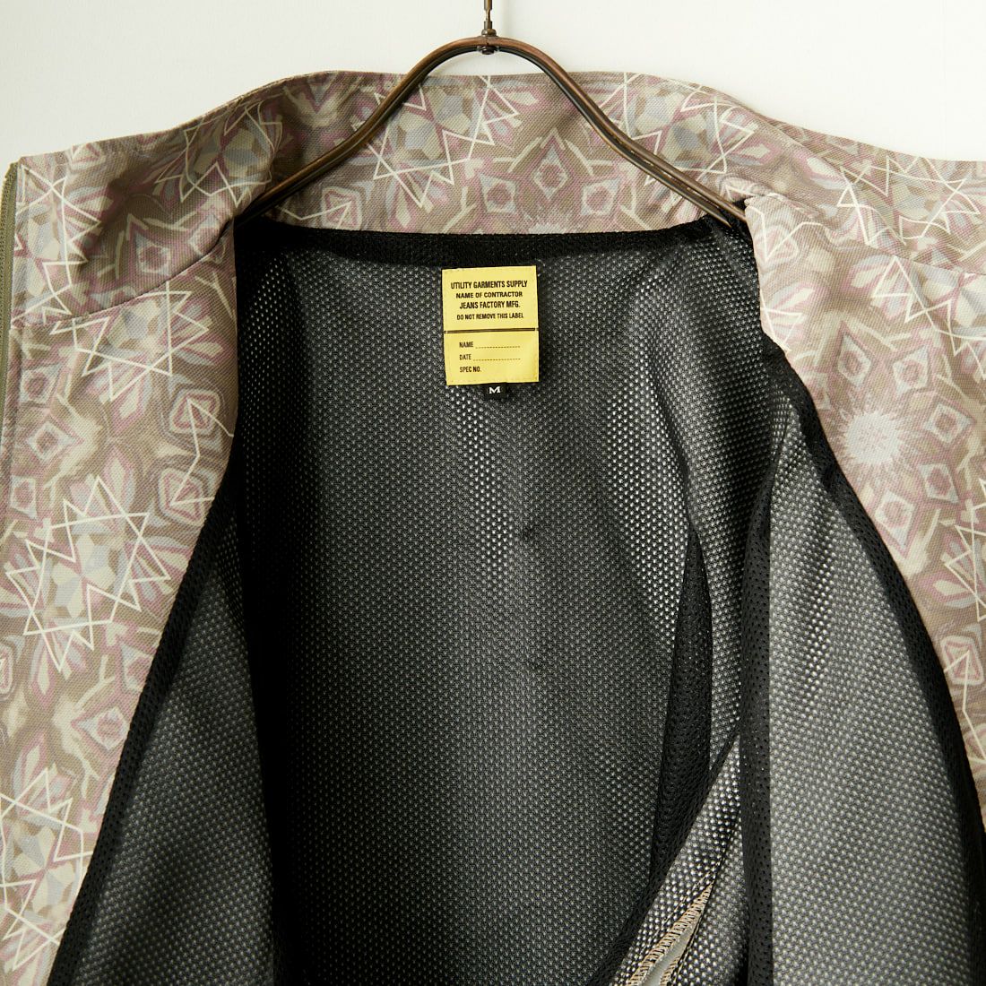 Jeans Factory Clothes [ジーンズファクトリークローズ] 柄トラックジャケット [24302JF] GREIGE