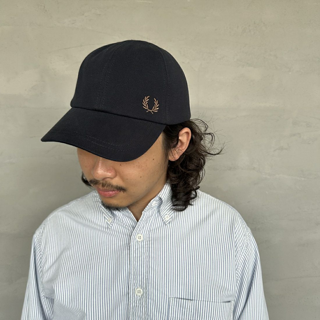 FRED PERRY [フレッドペリー] ピケ クラシックキャップ [HW6726]