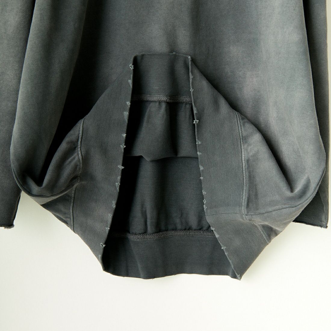 Jeans Factory Clothes [ジーンズファクトリークローズ] サンフェードダメージカットオフTシャツ [2421-410IN] BLACK