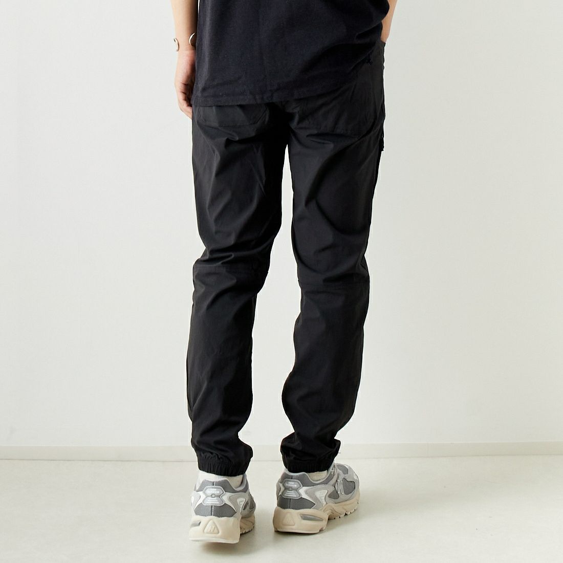 patagonia [パタゴニア] メンズ クアンダリー ジョガーパンツ [55796] BLK &&モデル身長：179cm 着用サイズ：M&&