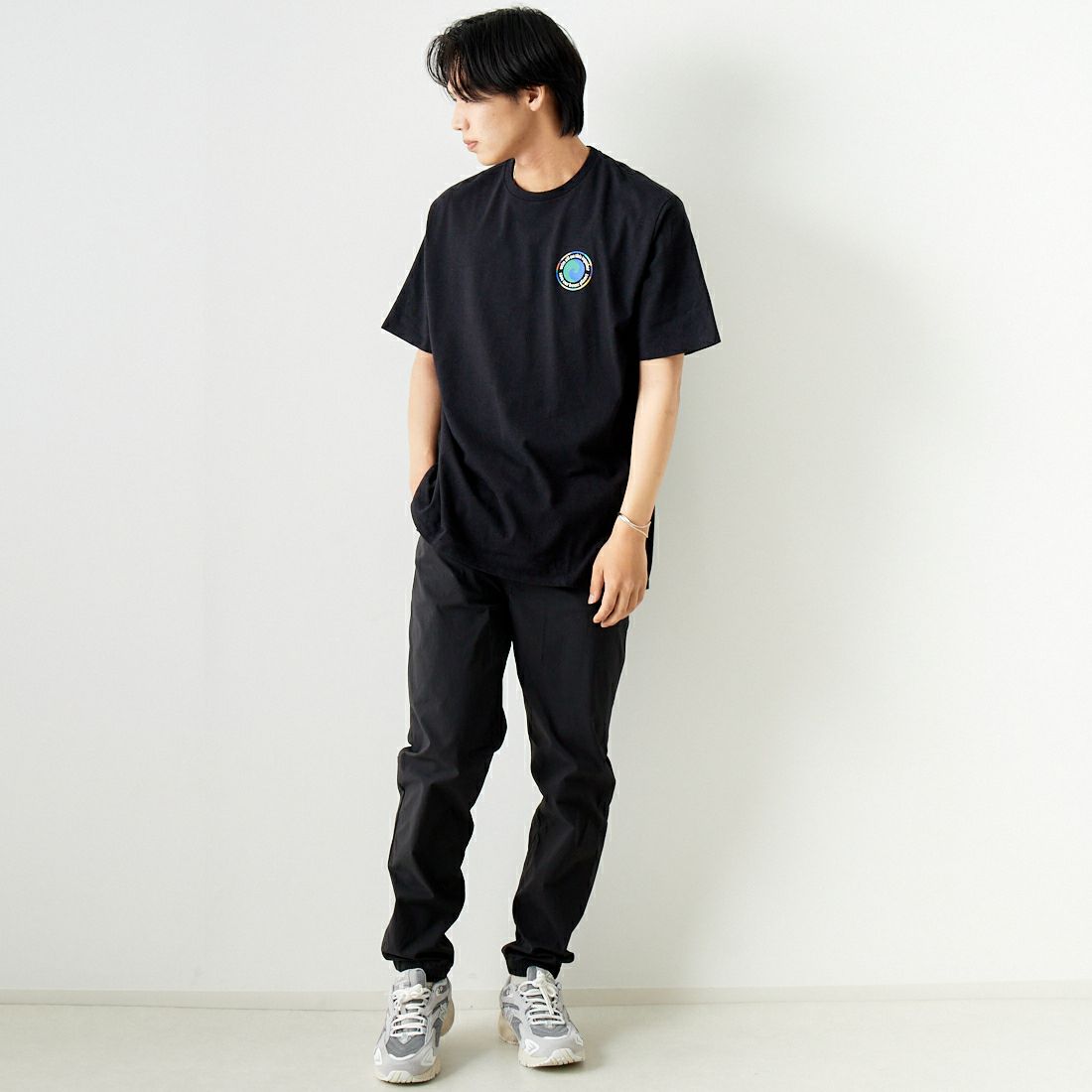 patagonia [パタゴニア] メンズ クアンダリー ジョガーパンツ [55796] BLK &&モデル身長：179cm 着用サイズ：M&&