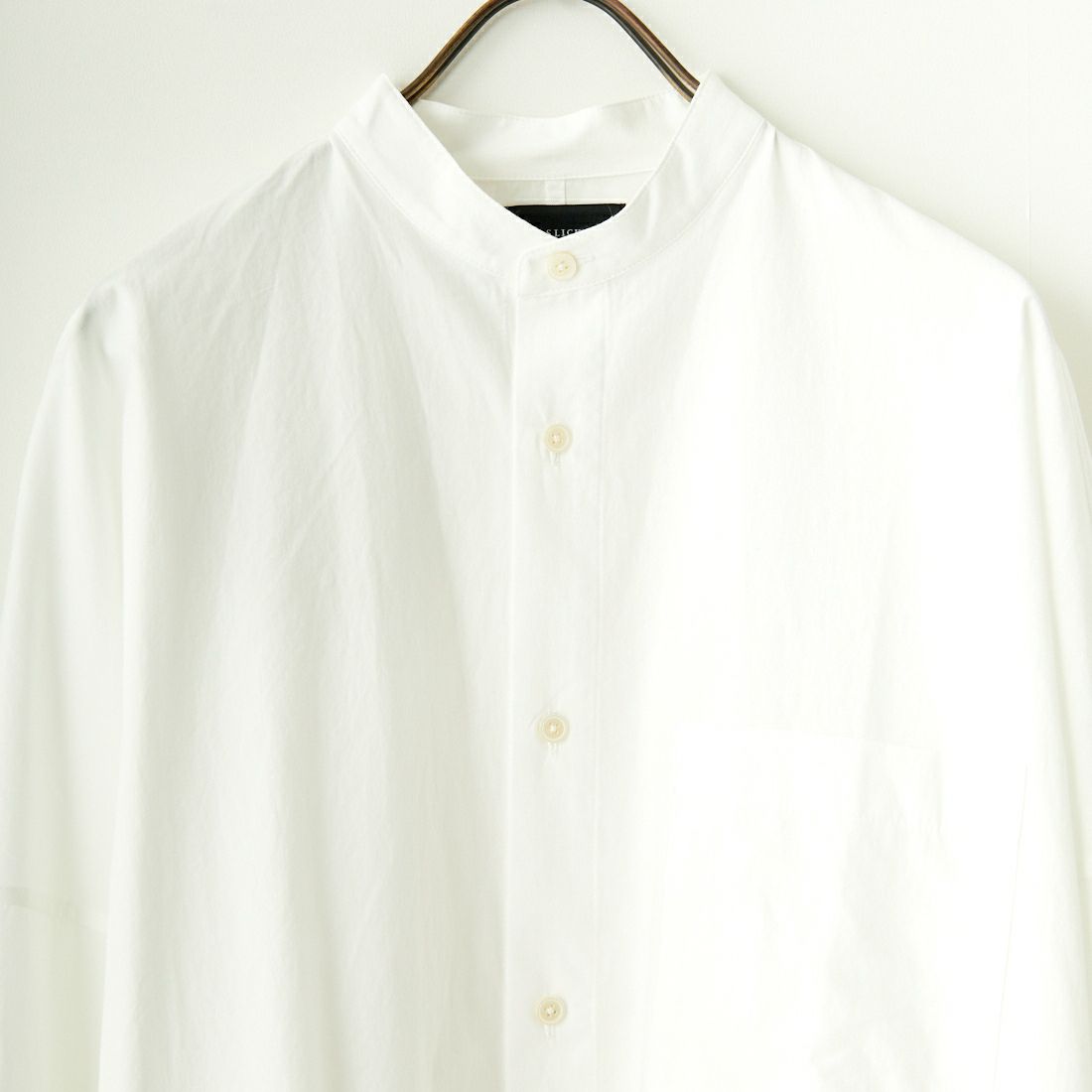SLICK [スリック] ヴィンテージポプリンバンドカラードルマンスリーブシャツ [5155841] 900 WHITE