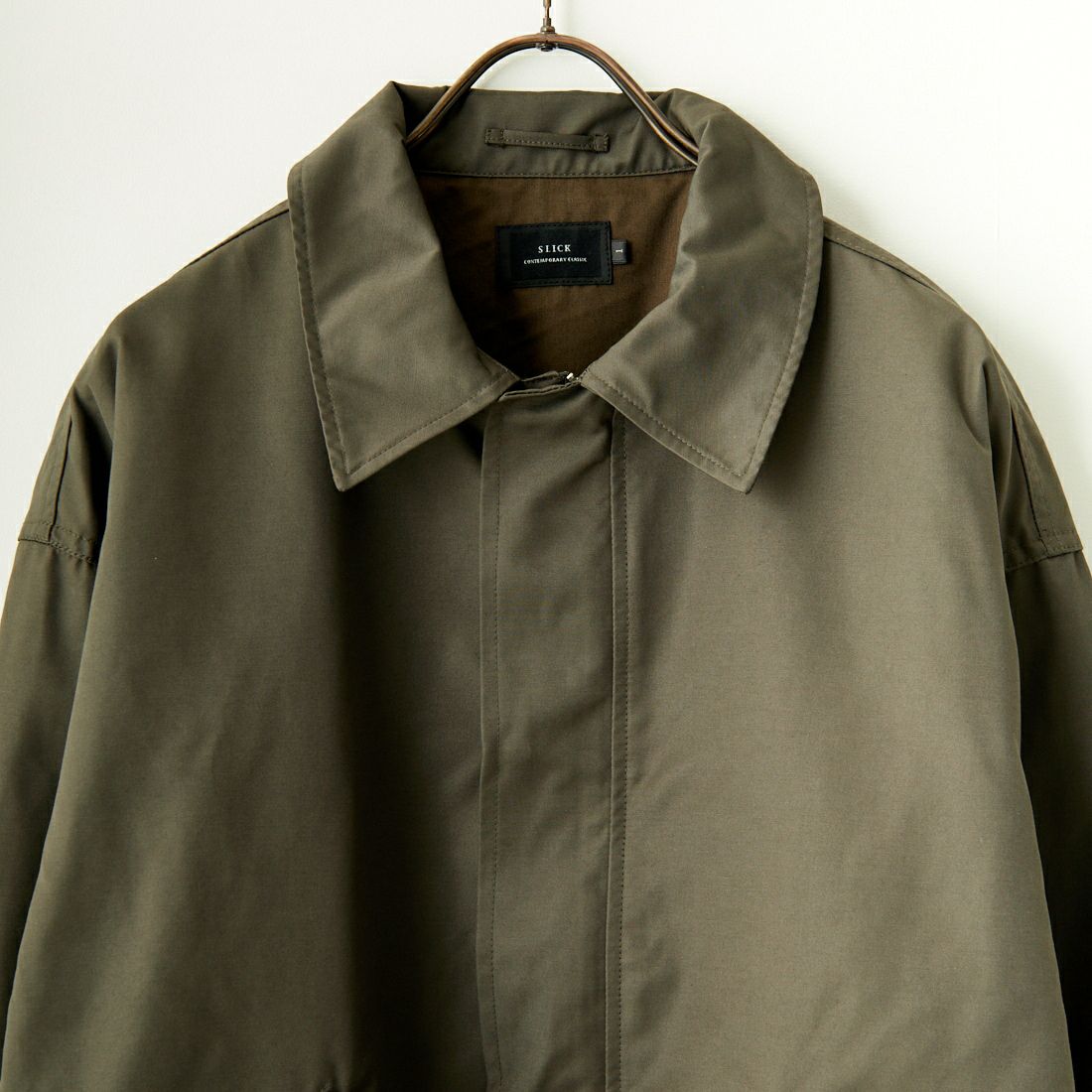 SLICK [スリック] N/Cツイルユーティリティーショートブルゾン [5165736] 470 KHAKI