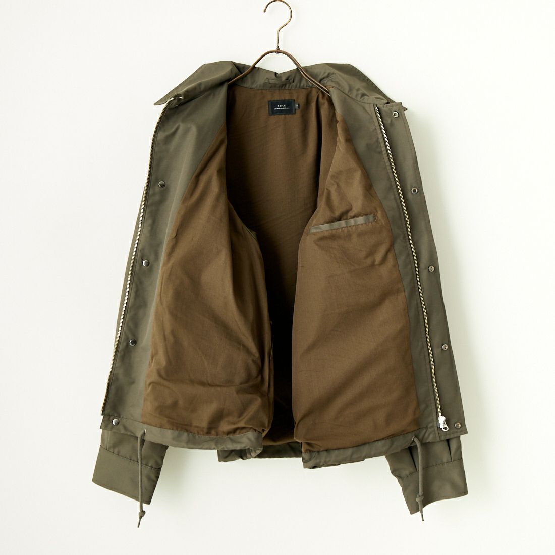 SLICK [スリック] N/Cツイルユーティリティーショートブルゾン [5165736] 470 KHAKI