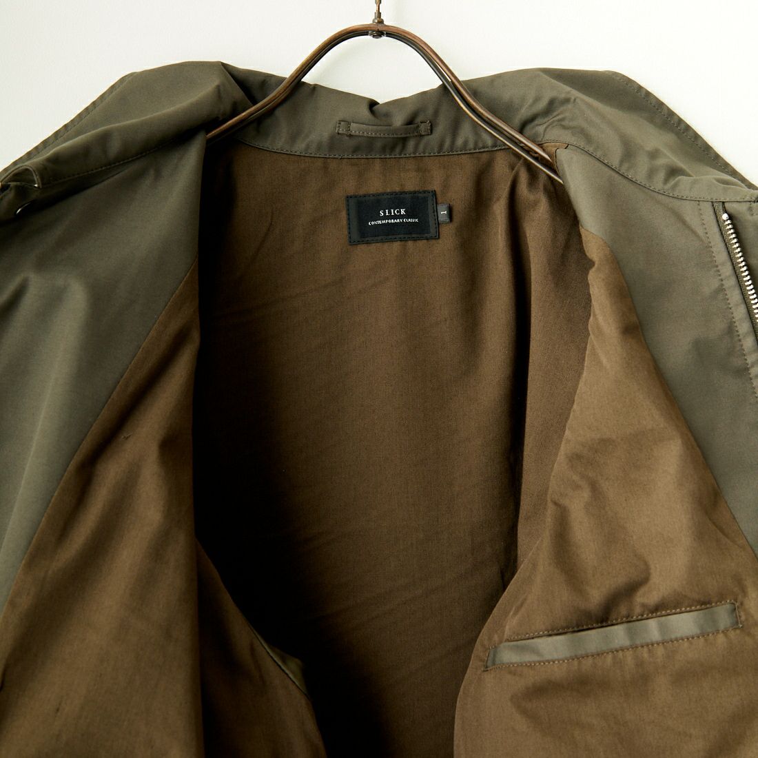 SLICK [スリック] N/Cツイルユーティリティーショートブルゾン [5165736] 470 KHAKI