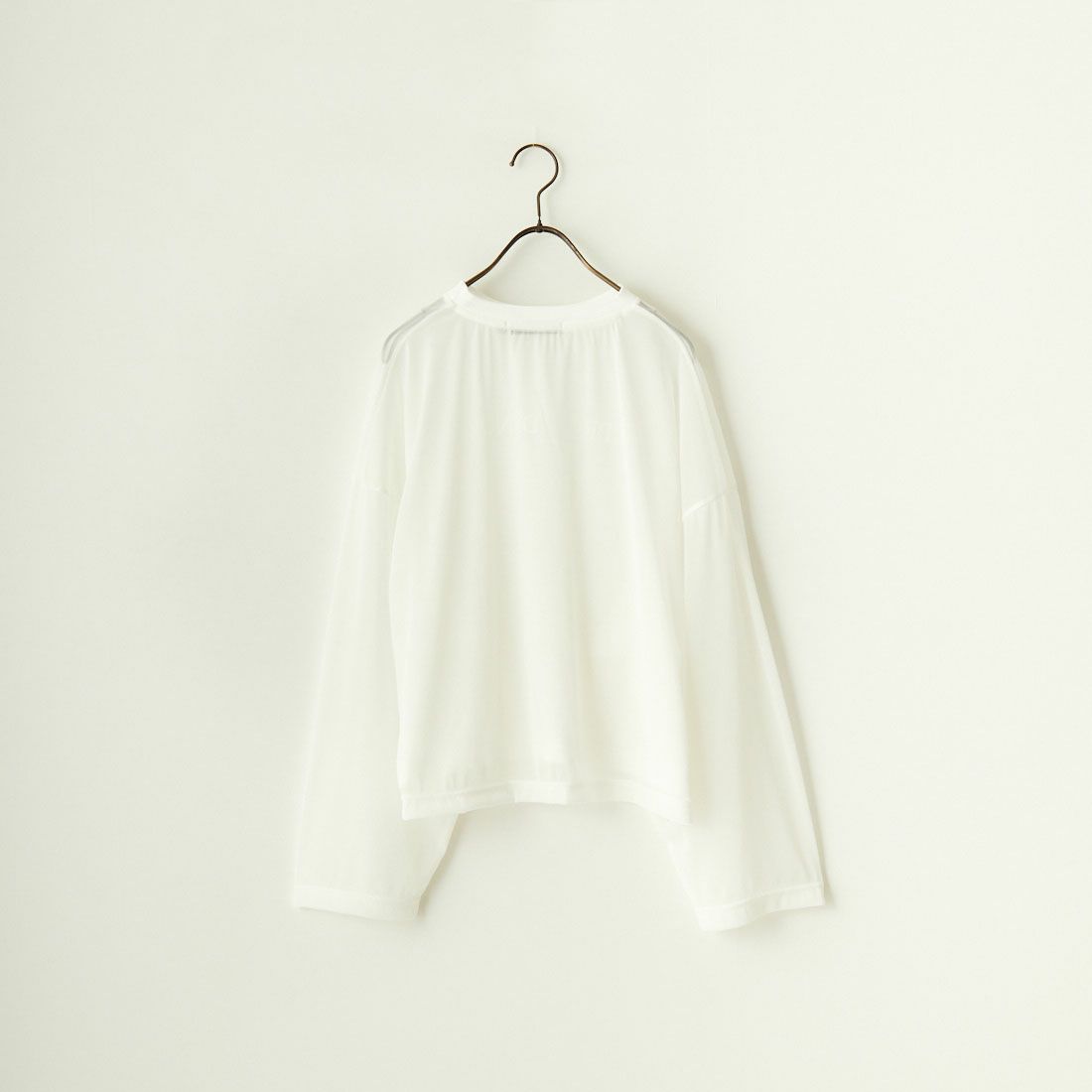 ALLUMER [アリュメール] プリントシアーTシャツ [8141704] 900 WHITE