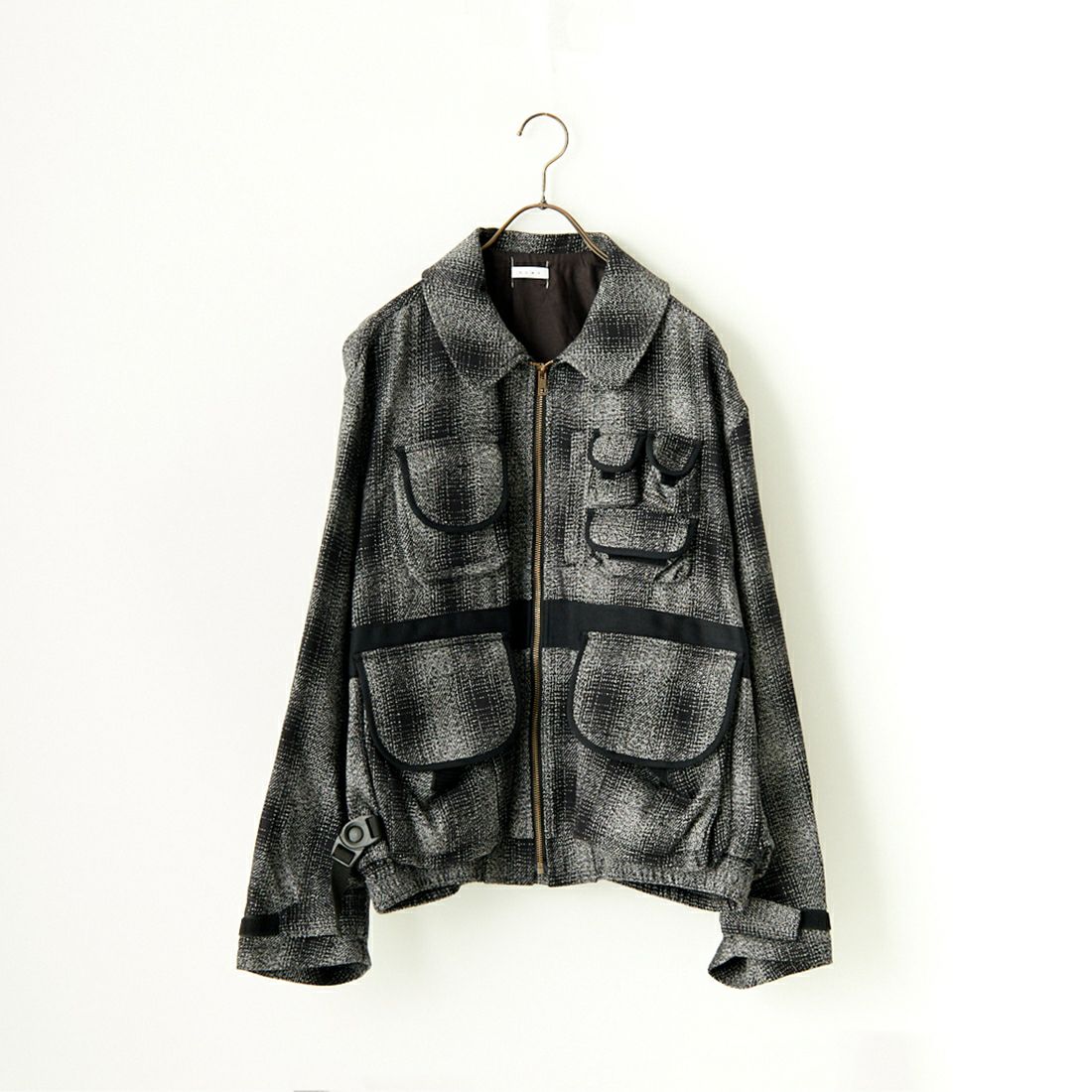 Name. [ネーム] フランネル フォトグラファーズ フライトジャケット [NMJK-008C] BLACK