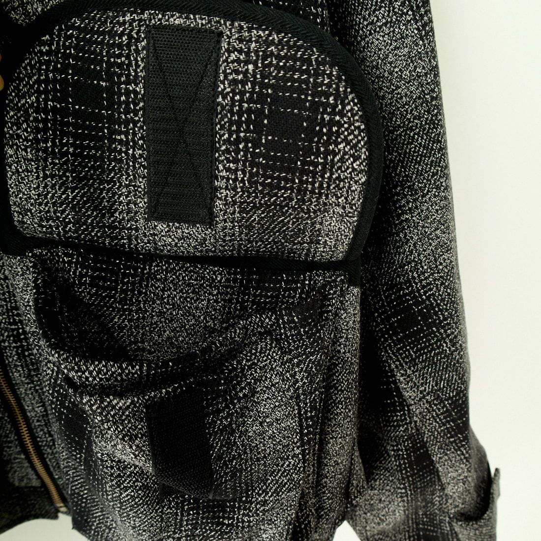 Name. [ネーム] フランネル フォトグラファーズ フライトジャケット [NMJK-008C] BLACK
