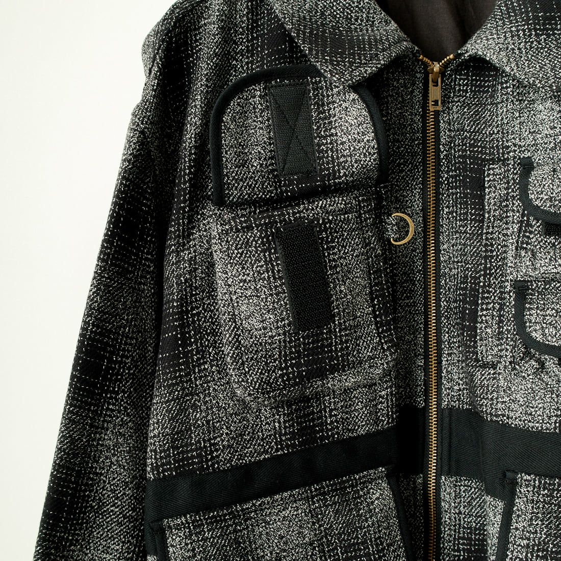 Name. [ネーム] フランネル フォトグラファーズ フライトジャケット [NMJK-008C] BLACK