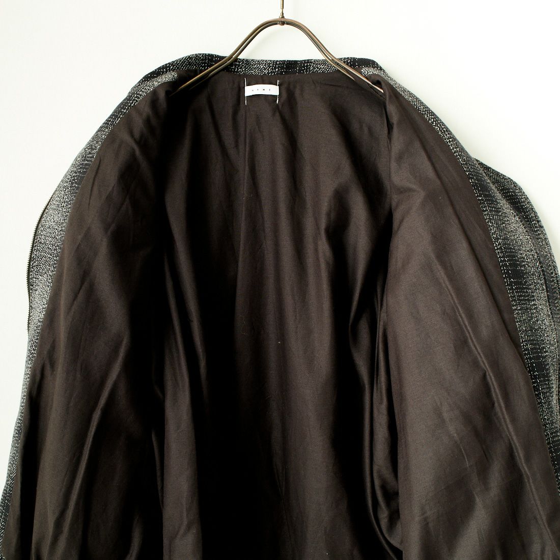 Name. [ネーム] フランネル フォトグラファーズ フライトジャケット [NMJK-008C] BLACK
