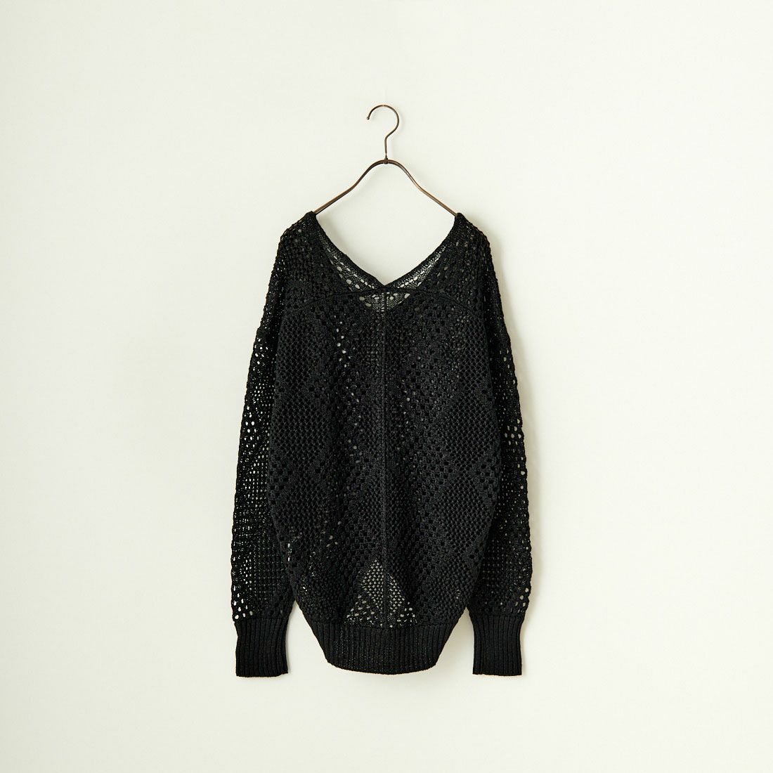 TORRAZZO DONNA [トラッゾドンナ] ギマ加工ニットトップス [6243-500] 19 BLACK