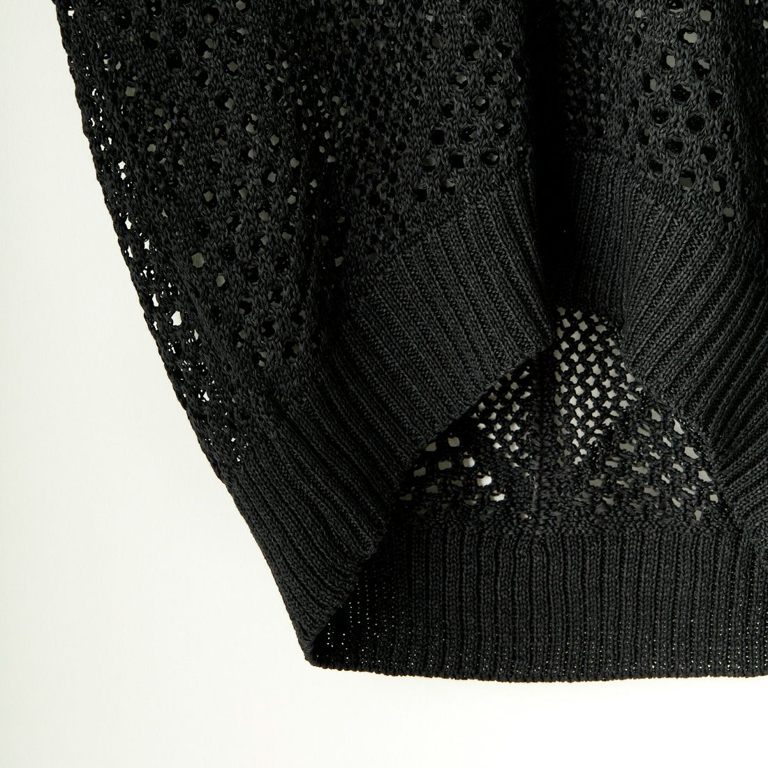 TORRAZZO DONNA [トラッゾドンナ] ギマ加工ニットトップス [6243-500] 19 BLACK