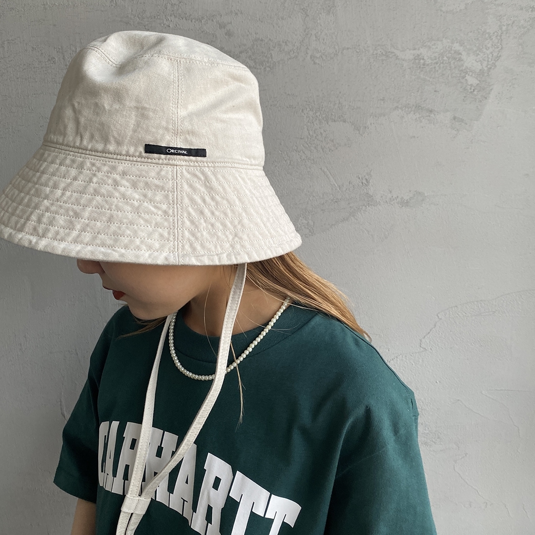 ORCIVAL [オーシバル] バケットハット [OR-H0082TCL] IVORY