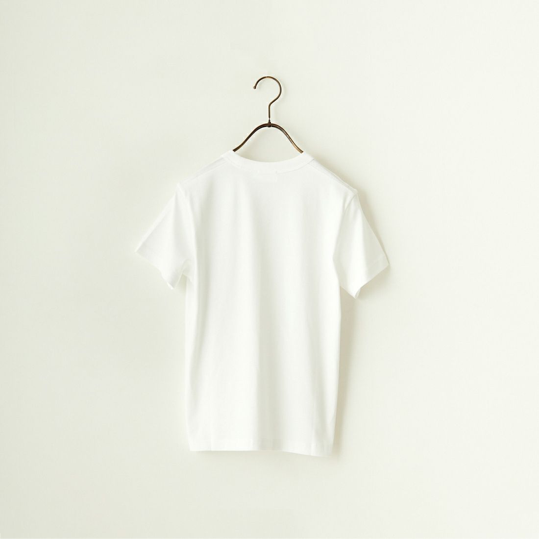 HANDVAERK [ハンドバーク] 60/2 マイクロTシャツ [6225] WHITE