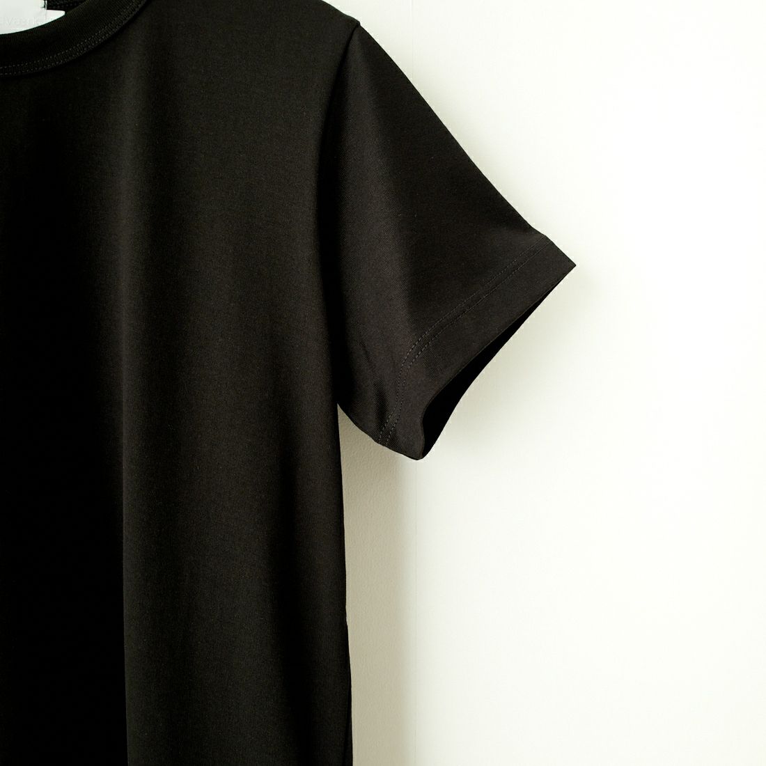 HANDVAERK [ハンドバーク] 60/2 マイクロTシャツ [6225] BLACK