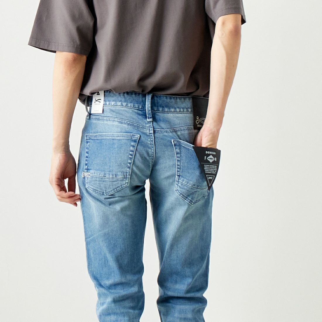 DENHAM [デンハム] スリムフィットジーンズ RAZOR [RAZOR-FMMI-CS] LIGHT BLUE