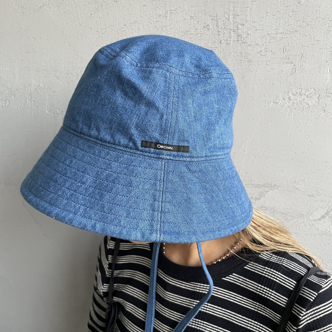 ORCIVAL [オーシバル] ソフトデニム バケットハット [OR-H0082SFD] BLUE INDIG