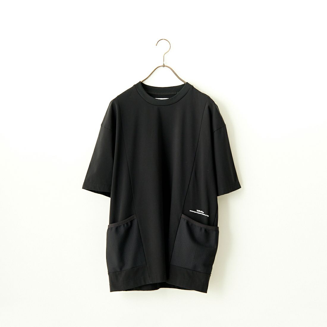 White Mountaineering [ホワイトマウンテニアリング] サイドポケットTシャツ [WM2471505] BLACK