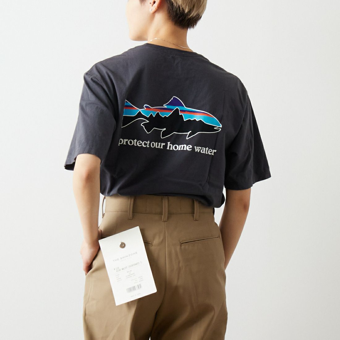 patagonia [パタゴニア] ホーム ウォータートラウト オーガニックTシャツ [37547]｜ジーンズファクトリー公式通販サイト -  JEANS FACTORY Online Shop