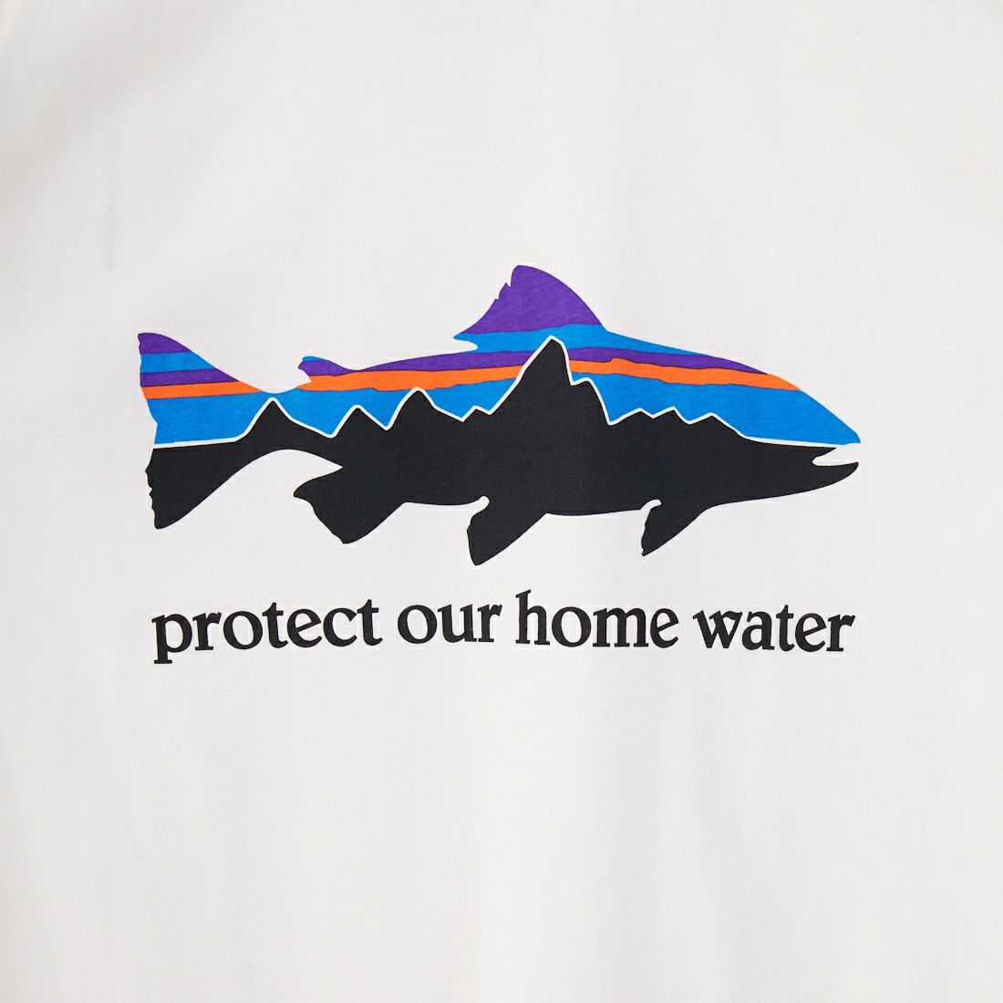 patagonia [パタゴニア] ホーム ウォータートラウト オーガニックTシャツ [37547] WHI