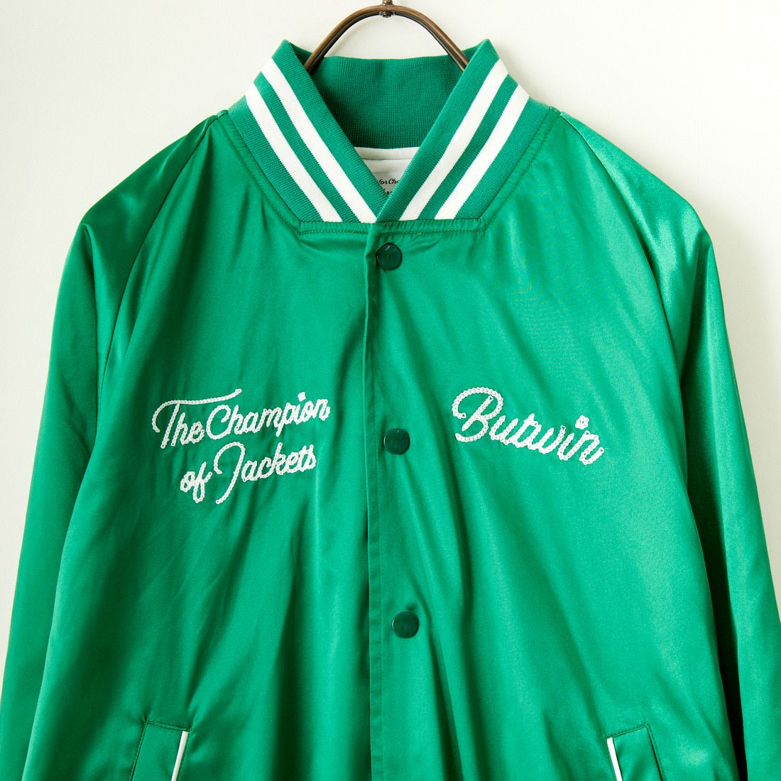 BUTWIN [バトウィン] ナイロンサテンスタジャン [BTW-000-241001] GREEN