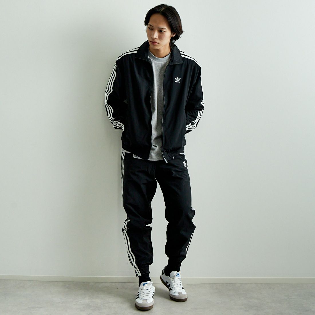 adidas Originals [アディダス オリジナルス] アディカラー ウーブン ファイヤーバードトラックジャケット [JTC68] IT2491 &&モデル身長：179cm 着用サイズ：M&&