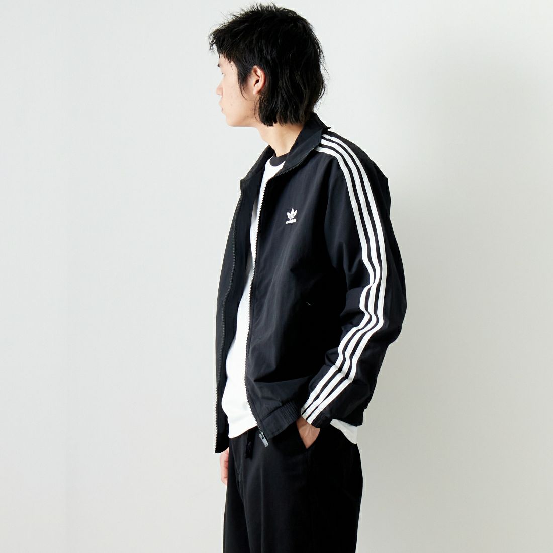 adidas Originals [アディダス オリジナルス] アディカラー ウーブン ファイヤーバードトラックジャケット [JTC68] IT2491 &&モデル身長：182cm 着用サイズ：L&&