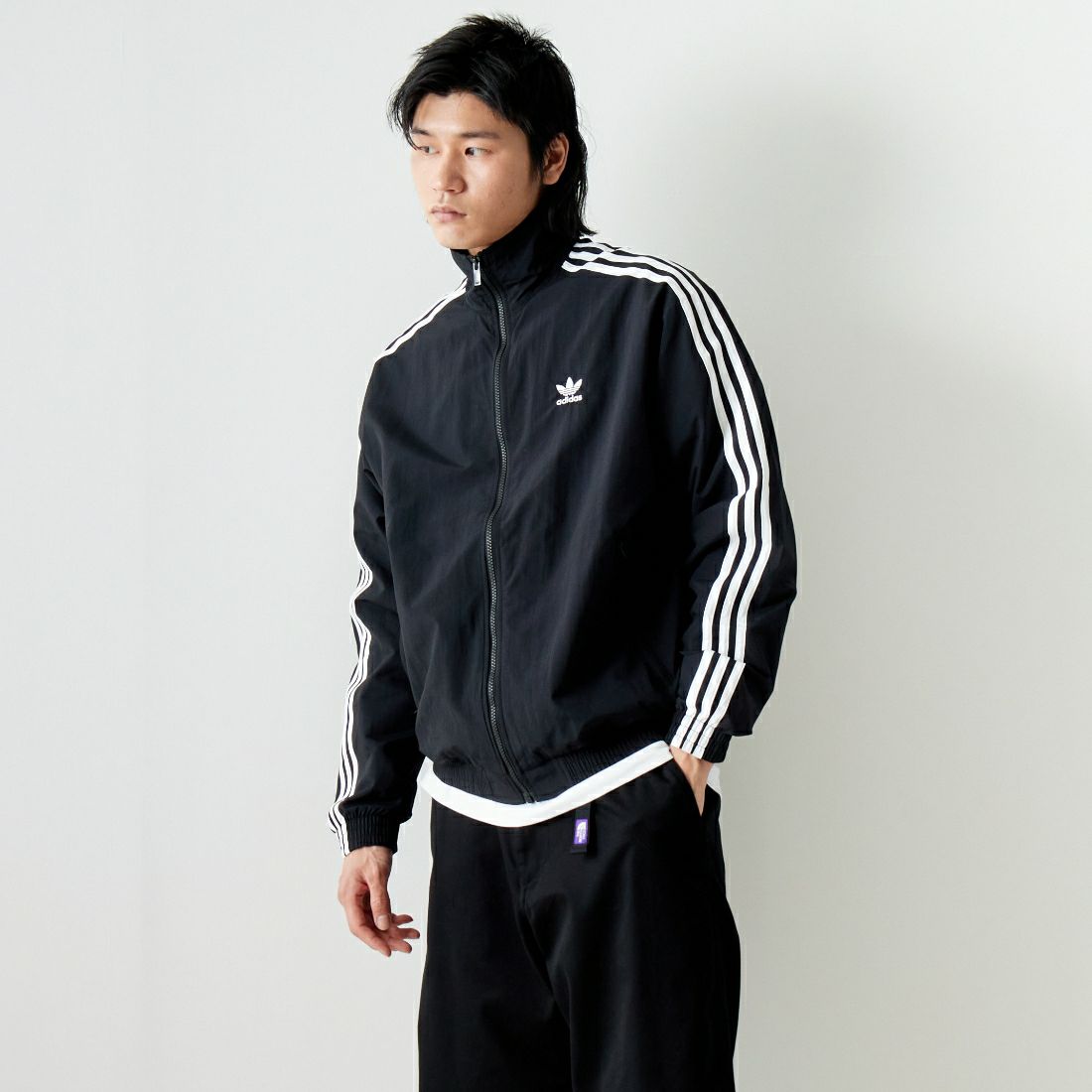 adidas Originals [アディダス オリジナルス] アディカラー ウーブン ファイヤーバードトラックジャケット [JTC68] IT2491 &&モデル身長：182cm 着用サイズ：L&&