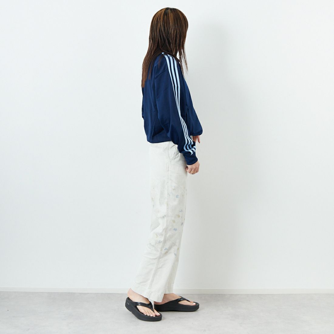 adidas Originals [アディダス オリジナルス] アディカラークラシックス ファイヤーバードトラックジャケット [FWE48] JP2544 &&モデル身長：160cm 着用サイズ：S&&