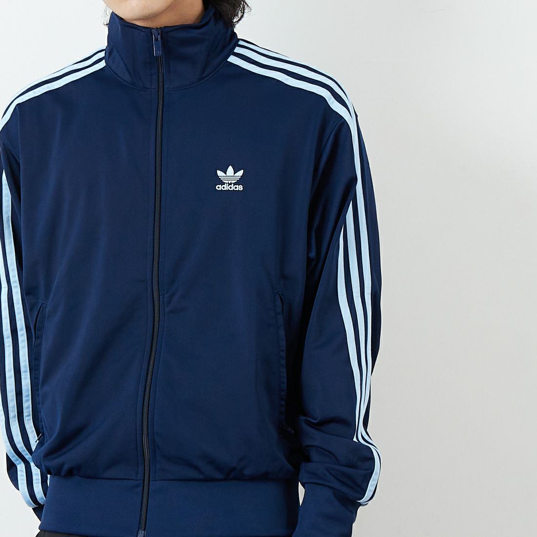 adidas Originals [アディダス オリジナルス] アディカラークラシックス ファイヤーバードトラックジャケット [FWE48] JP2544 &&モデル身長：179cm 着用サイズ：M&&