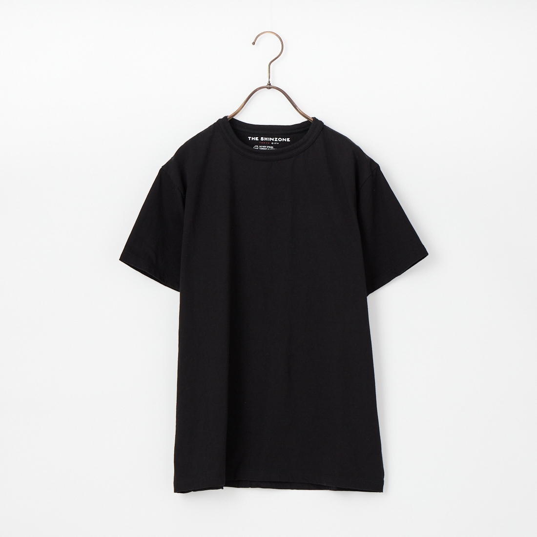 THE SHINZONE [ザ シンゾーン] コットンパックTシャツ [20SMSCU66] 85 W/BORDE &&モデル身長：163cm 着用サイズ：F0&&