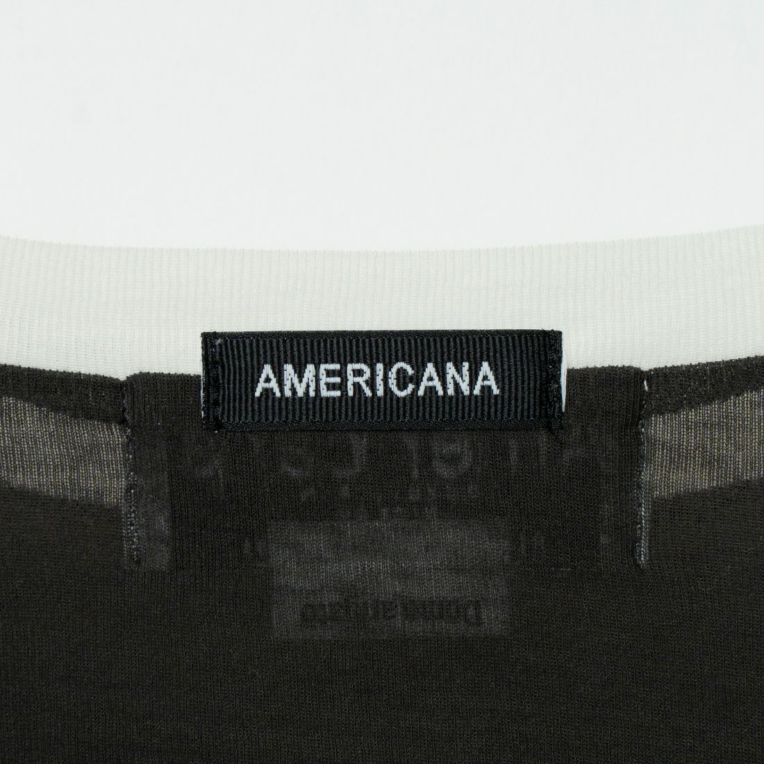 Americana [アメリカーナ] ラグランスリーブ ベースボールTシャツ [BRF-M-709A] ｽﾐｸﾛ